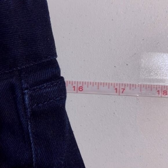 J. Crew Women's Mid Rise Toothpick Size 28 Colorblock Blue Black Jeans Everyday - Picture 9 of 14